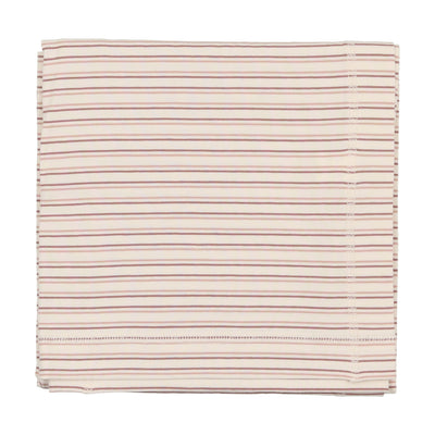 Lilette Signature Stripe Blanket - Roseberry