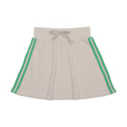 Lil Legs Big Girls Coordinating Tennis Skirt - Green Accent