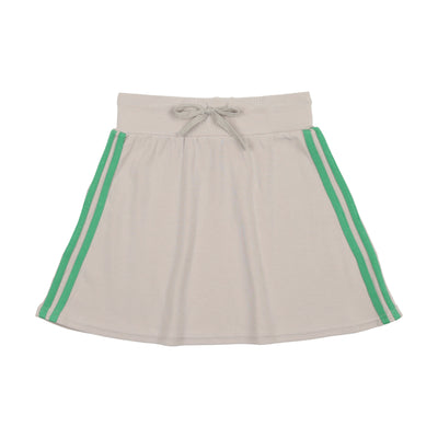 Lil Legs Big Girls Coordinating Tennis Skirt - Green Accent