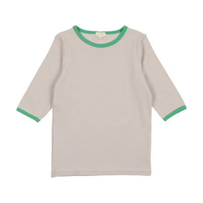 Lil Legs Big Girls Coordinating Tennis T-Shirt - Green Accent