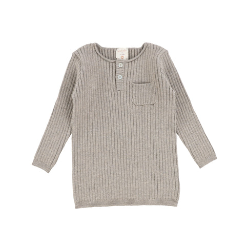 Analogie Pocket Sweater - Taupe