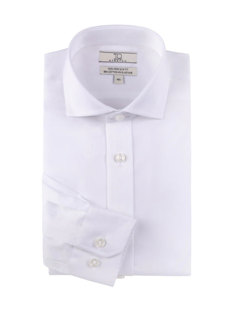 T.O. Collection Boys Stretch Dress Shirt - Long Sleeve (discontinued)