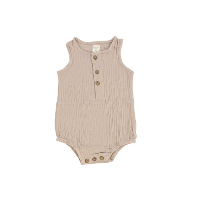 Analogie Gauze Romper - Taupe