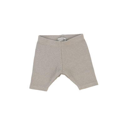 Lil Legs Ribbed Shorts - Taupe