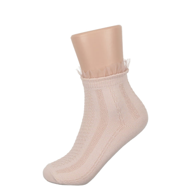 JRP Tulip Midcalf Socks - Blush