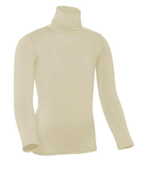 PB&J Girls Modal Long Sleeve Turtleneck - Cream