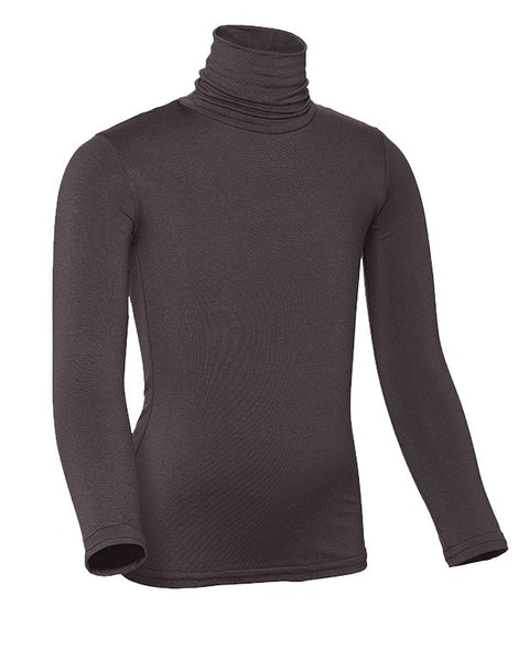 PB&J Girls Modal Long Sleeve Turtleneck - Gray