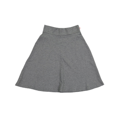 Three Bows Girls Classic Camp Skirt - Charcoal Heather