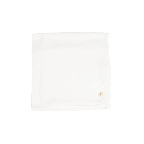 Lillette Rib Blanket - Winter White