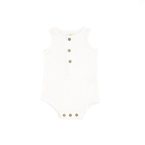 Analogie Flutter Romper - White