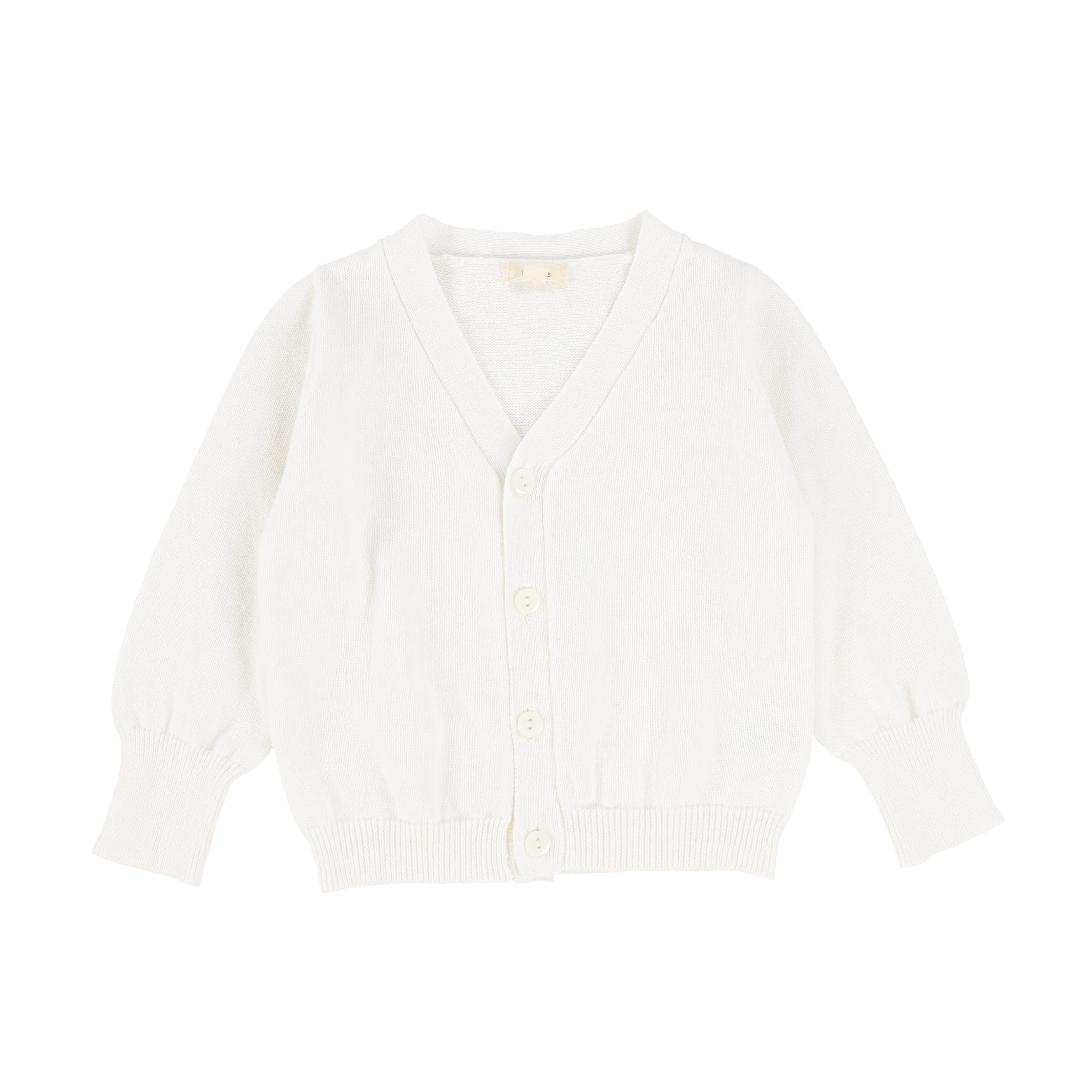 【YOURNUS】Mini V-neck Half Cardigan Lil Legs V-Neck Cardigan - Winter White – Head Shoulders
