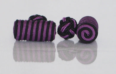 Black & Purple Silk Barrels