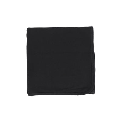 Lil Legs Classic Ribbed Blanket - Black