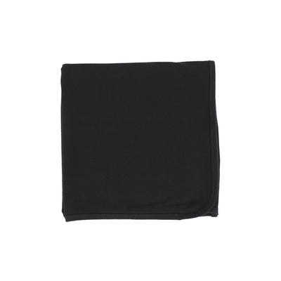Lil Legs Classic Ribbed Blanket - Black