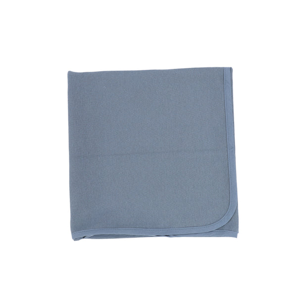 Lilette Classic Ribbed Blanket - Blue