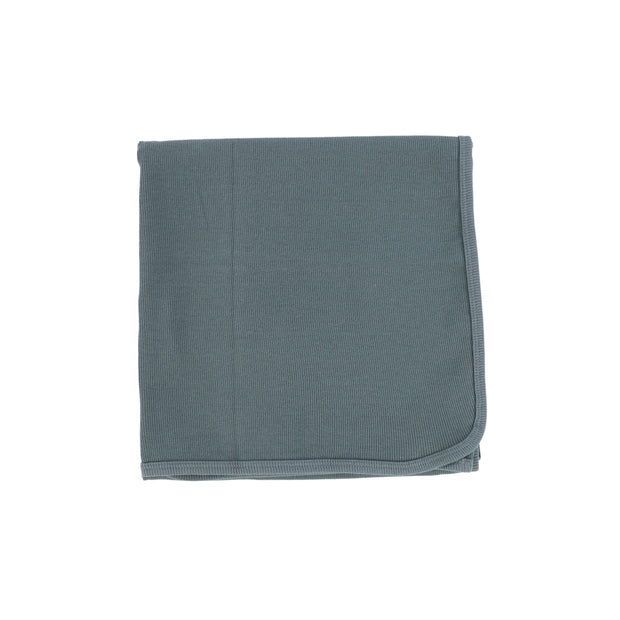 Lil Legs Classic Ribbed Blanket - Blue