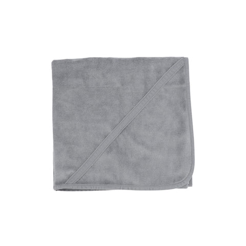 Lil Legs Velour Blanket - Blue Grey