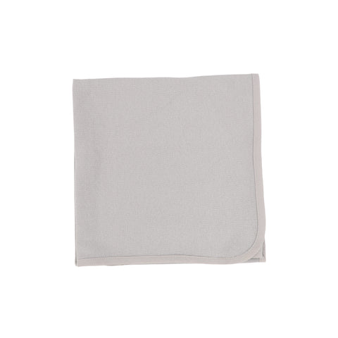 Lilette Classic Ribbed Blanket - Grey