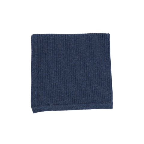 Analogie Knit Blanket - Heather Blue