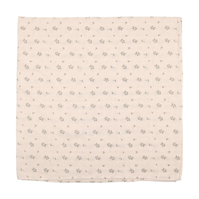 Lilette Signature Floral Blanket - Blue Floral