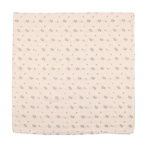 Lilette Signature Floral Blanket - Blue Floral