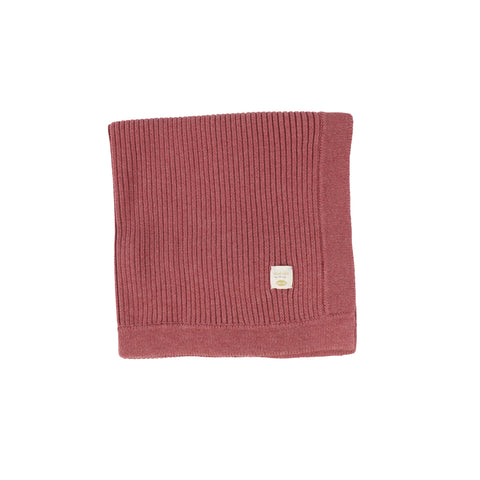 Analogie Knit Blanket  - Mauve AW20