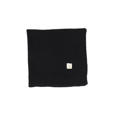 Analogie Knit Blanket  - Black AW20