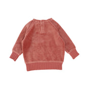Analogie Velour Sweater - Sunset Rose AW20