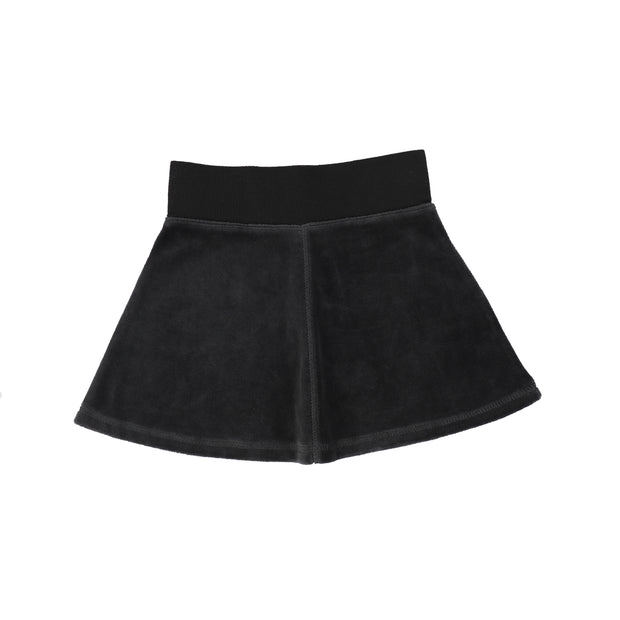 Lil Legs Velour Skirt - Grey AW20