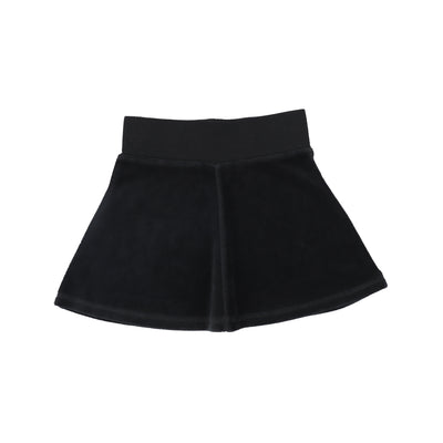Lil Legs Velour Skirt - Black AW20