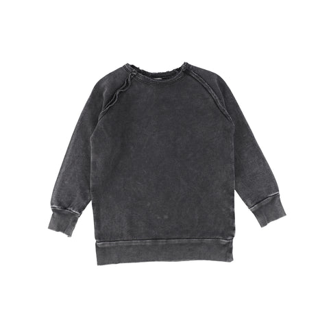 Analogie Denim Raglan Sweater - Black Wash AW20