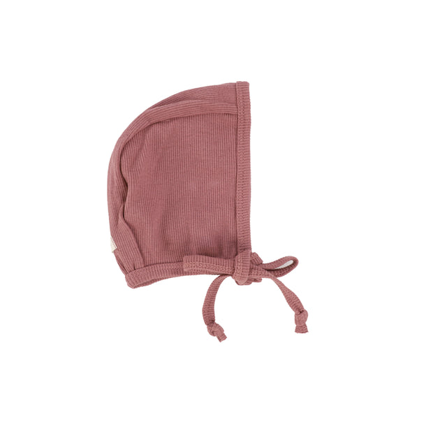 Lil Legs Classic Ribbed Bonnet - Pink