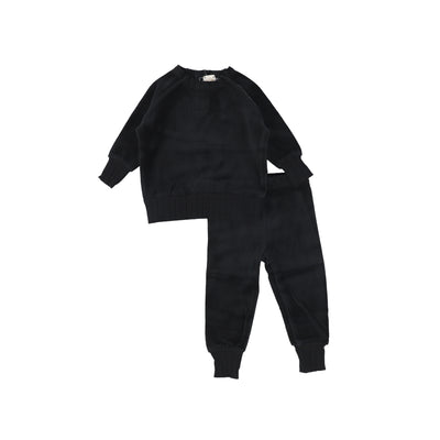 Analogie Velour Set - Black AW20