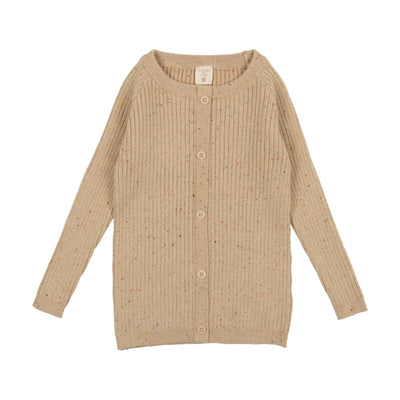 Analogie Knit Boys Sweater - Toffee Speckle