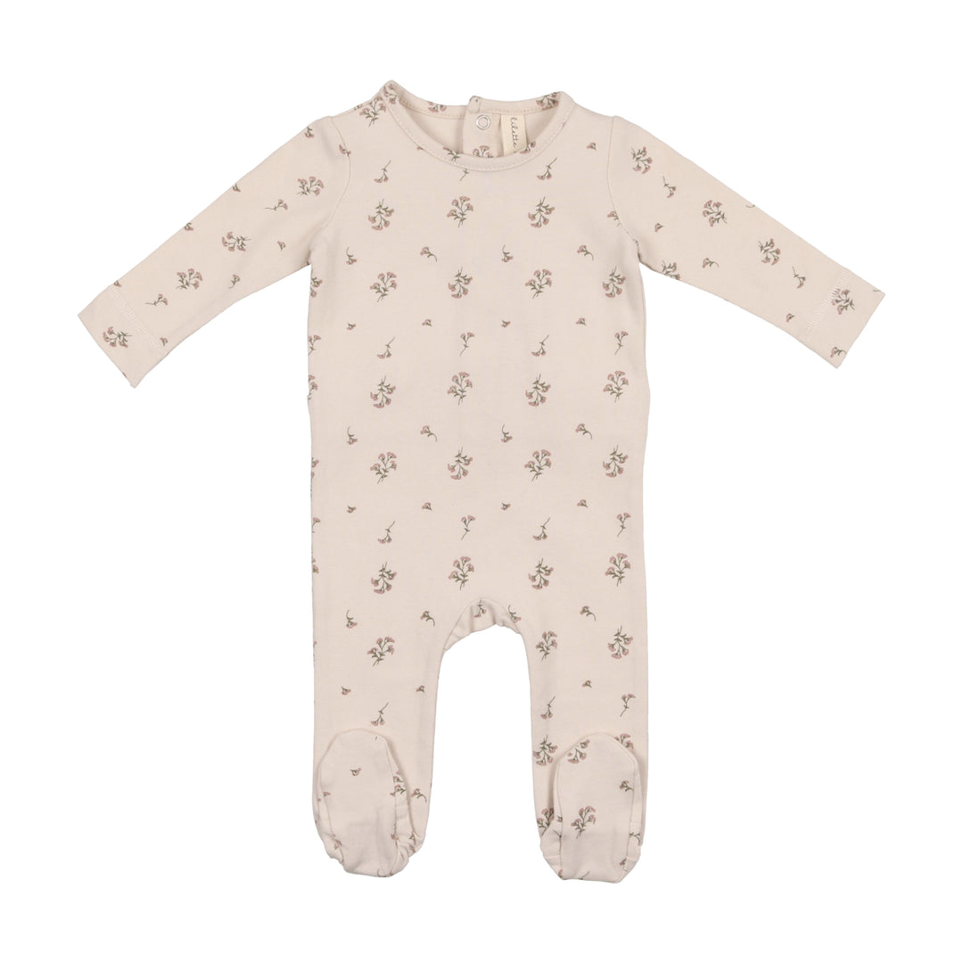 Signature Floral Footie-Rose Signature Floral Footie-Rose