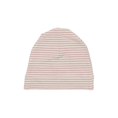 Lilette Signature Striped Beanie - Rose Stripe