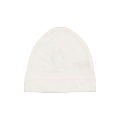 Lilette Brushed Cotton Beanie - White