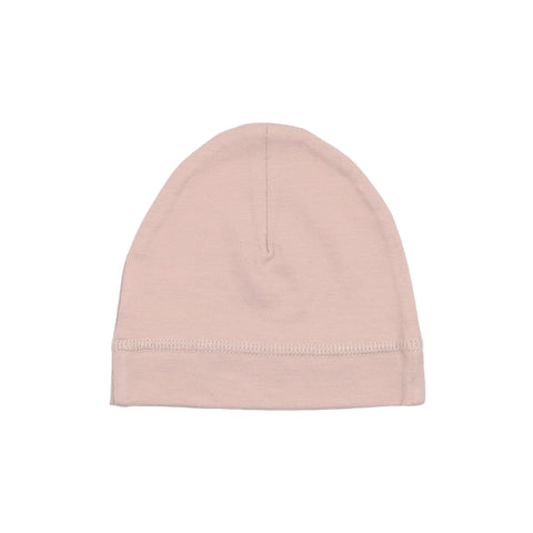 Lilette Brushed Cotton Beanie - Pale Pink