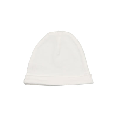 Lilette Logo Foldover Beanie - White