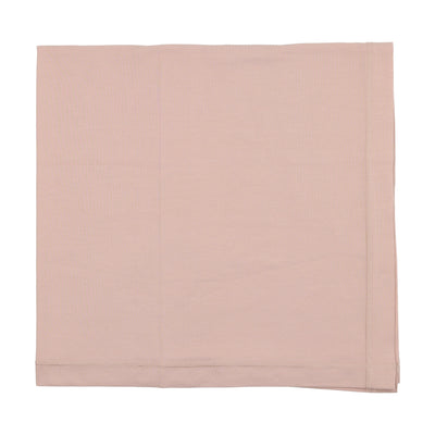 Lilette Brushed Cotton Blanket - Pale Pink