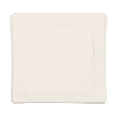 Lilette Brushed Cotton Blanket - White