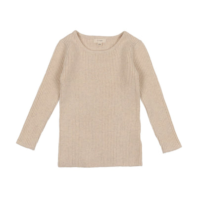 Lil Legs Knit Crewneck Sweater - Ecru