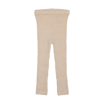 Lil Legs Knit Leggings - Ecru