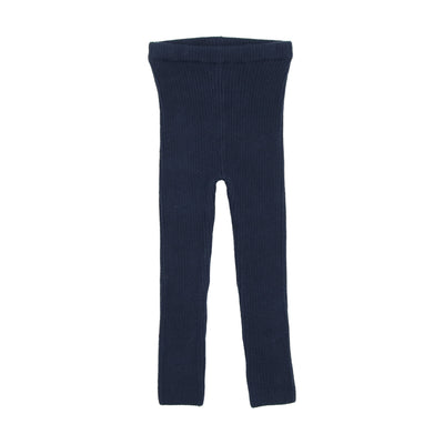 Lil Legs Knit Leggings - Navy