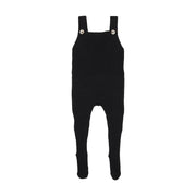 Lil Legs Knit Boys Overalls - Black