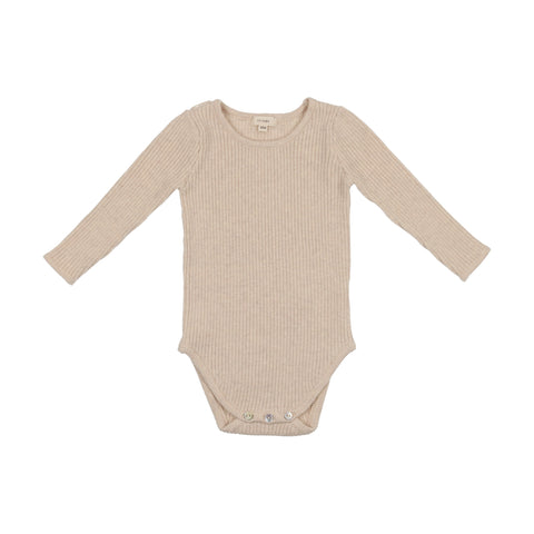 Lil Legs Knit Crewneck Onesie - Ecru