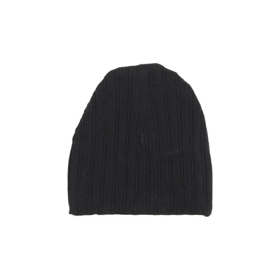 Lil Legs Double Ribbed Beanie - Black