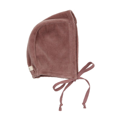 Lil Legs Classic Velour Bonnet - Berry