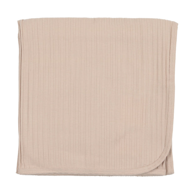 Lil Legs Wide Ribbed Blanket - Sand