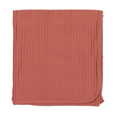 Lil Legs Wide Ribbed Blanket - Winter Pink